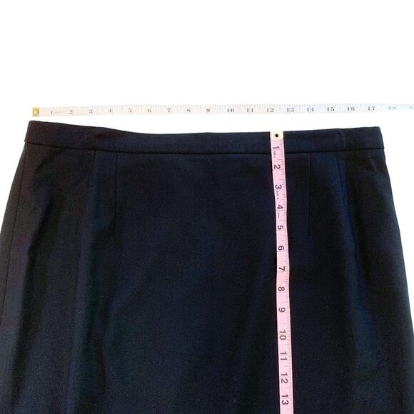 LOUIS FERAUD Black Two Piece Suit Skirt Blazer Jacket 46/14 - Picture 10 of 16